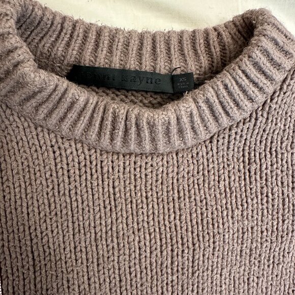 Jenni Kayne Brown Crew Neck Sweater - Picture 5 of 6